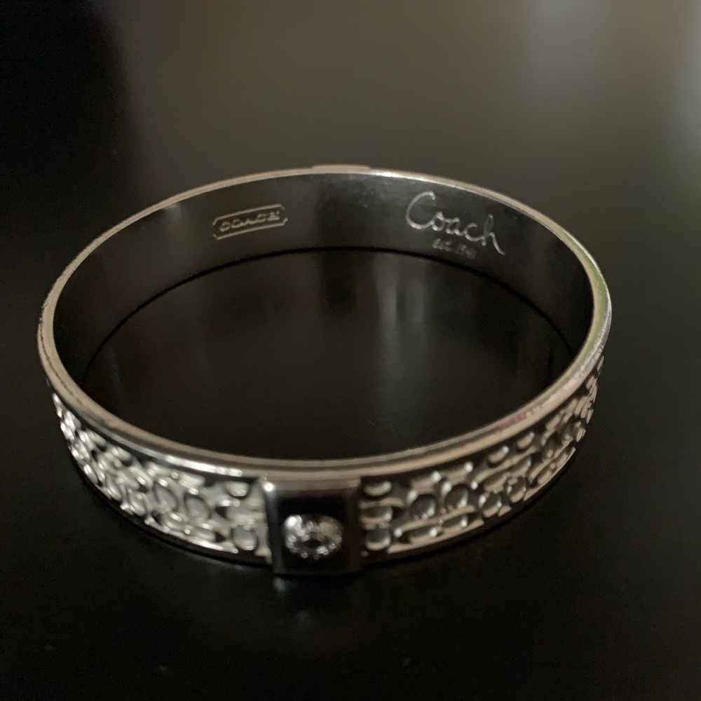 Authentic Coach Silver Bangle - Picture 5 of 8